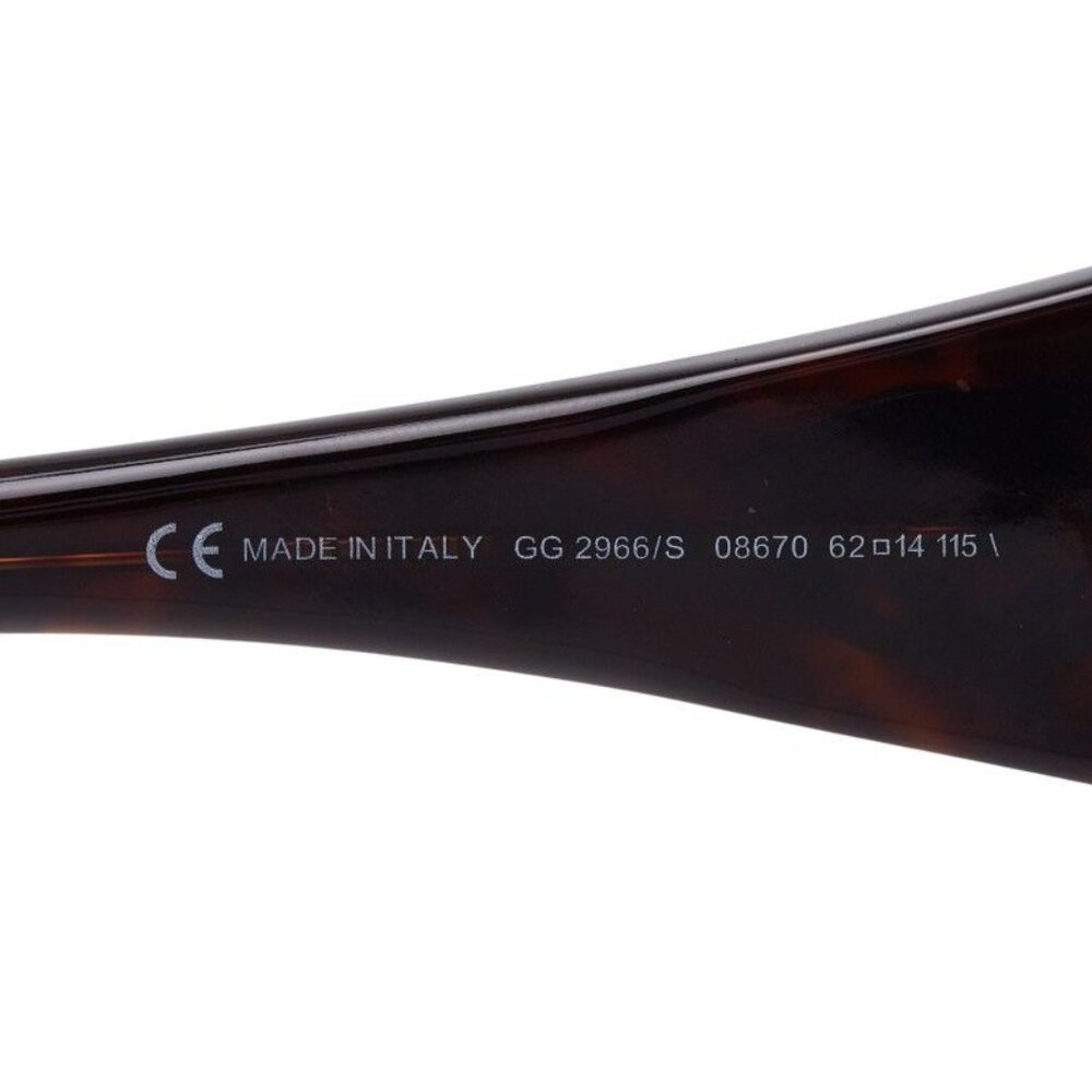 Gucci Interlocking Brown Plastic Eyewear - image 7